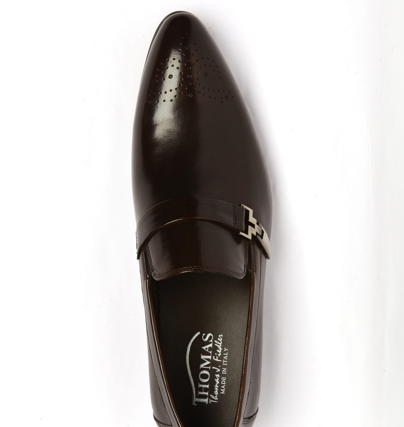 Zapato cuero cafe oscuro 215-2