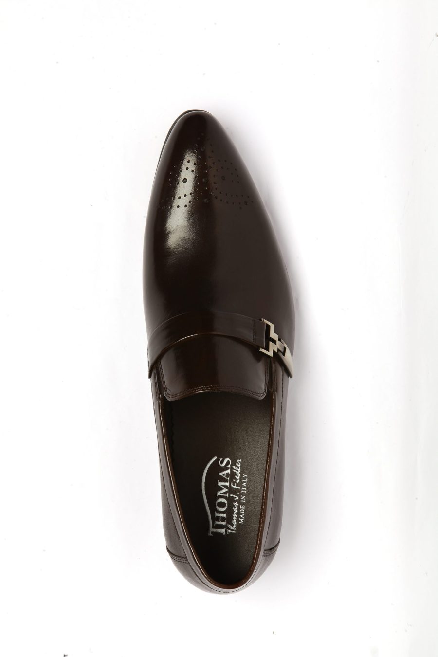 Zapato cuero cafe oscuro 215-2