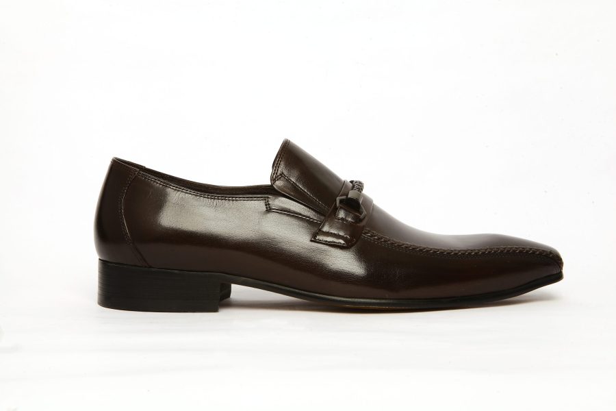 Zapato cuero cafe oscuro 190-8 - Imagen 2