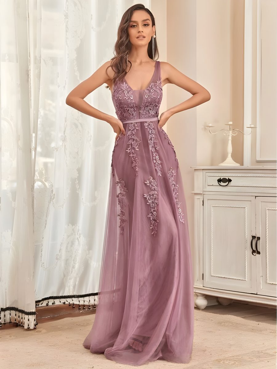 Vestido Rosa Malva
