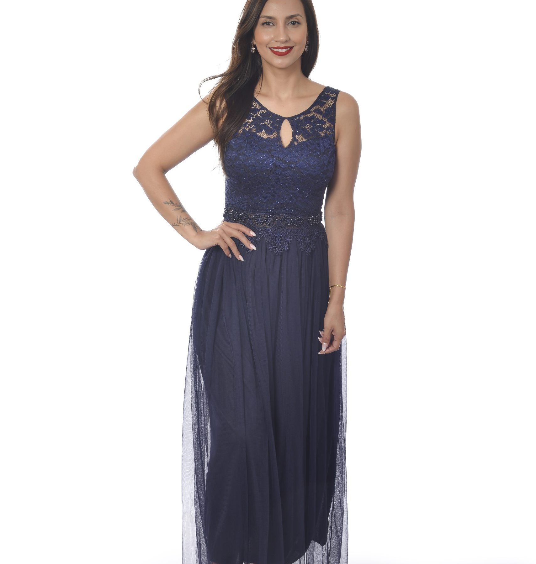 Vestido Isa Azul